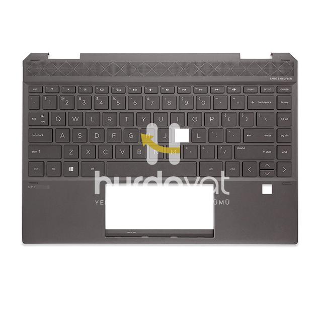 HP Spectre X360 13-AP 13T-AP Palmrest Üst Kasa Orijinal Türkçe Q Işıklı Klavye 1 Tuş Eksik AP0013DX - sk4521