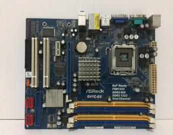 Asrock DDR2 DDR3 Lga 775 Combo Anakart G41 1333 Mhz