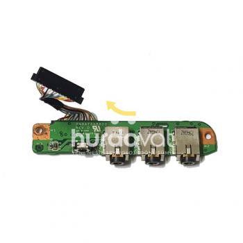 HP Pavilion DV9000 DV9500 IO Board Ses Kart Audio Board DA0AT5AB8D0