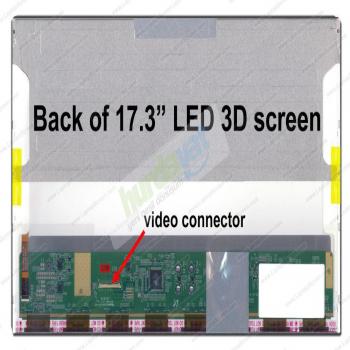 Ltn173ht02-T01 Ltn173ht01-301 17.3 Fhd 3d 40 Pin Led 1920x1080 3d Led