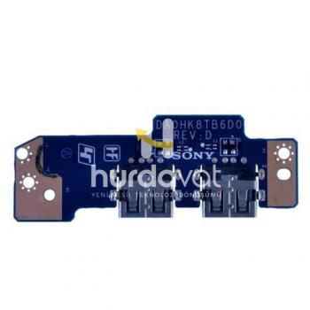 Sony Vaio SVF142 SVF142C1W SVF1421USTW Fit14 SVF152 IO Board USB Port DA0HK8TB6D0 Rev: D - sk4342