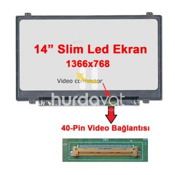 B140XTN02.3 14.0 Slim Led HD Ekran B140XTN02 Wxga Slim 40 pin Led Ekran