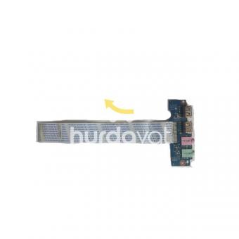 Grundig 1Y3-GNB1554A113 IO Board Audio Kart Ses Kartı USB Port LS-6771P