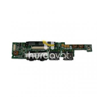 Asus EEE PC 1005 IO Board Audio Board USB Port Ses Kartı HDD Okuyucu HDD Bağlantı Aparatı HDD Connector 10275531 - sk4519